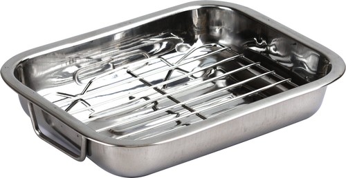 Stainless steel roasting - steel, tray