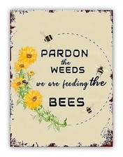 Funny Garden Weeds & Bees