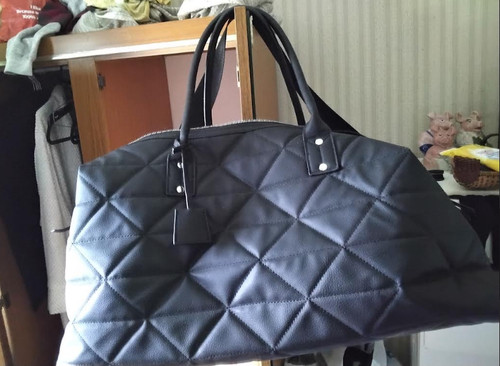 Matalan black quilted weekend - black,