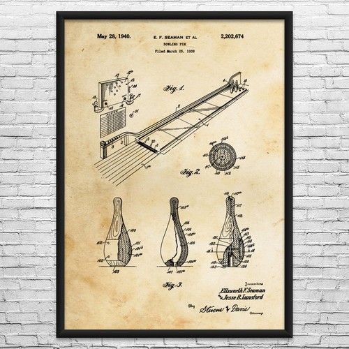 Bowling lane patent wall - bowling,