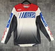 Troy Lee Designs GP Air Icon Jersey Black/Blue - Size Uk Large - Good Condition