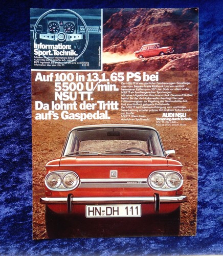 Nsu prinz 1000 original - 1000, tt...