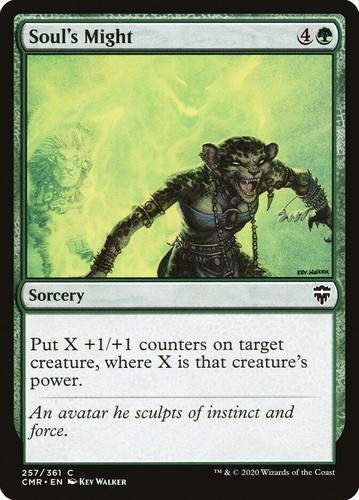 Soul might foil commander - might,