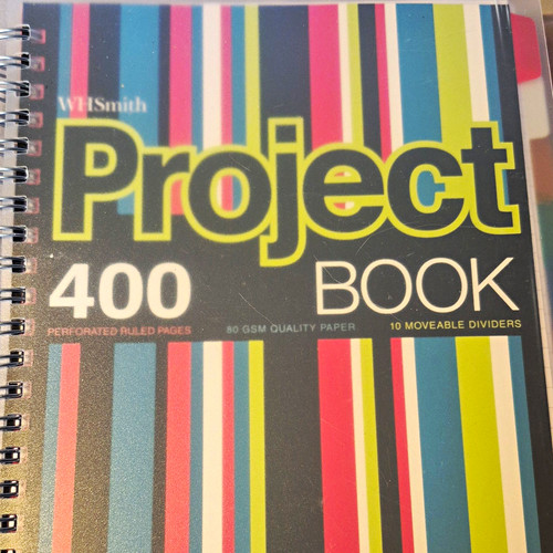 Two whsmith project book - a4,