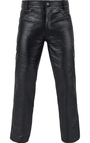 Genuine leather pant biker - genuine,