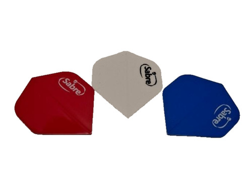 Sabre darts flights red - flights, white