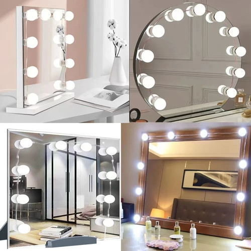 Led hollywood makeup - makeup, mirror