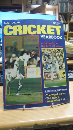 Australian cricket yearbook - cricket,