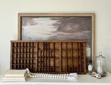 Vintage Letterpress Wooden