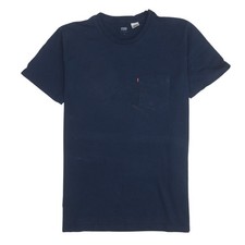 Levi's Men's Blue Cotton Crew