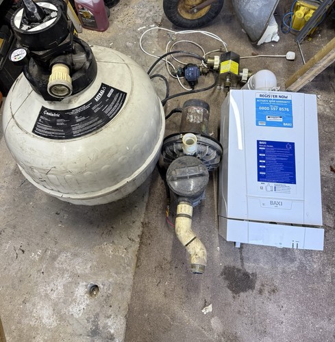 Swimming pool boiler - swimming, filter