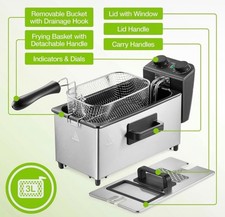VonShef 3L Deep Fat Fryer New