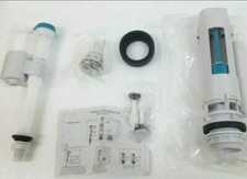 Universal Cistern Fittings Pack with Chrome Flush Button