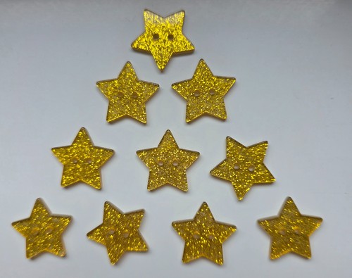 Gold glitter sparkly - 10,