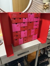 Harvey Nichols beauty advent calendar 2025 EMPTY in delivery box shredded paper