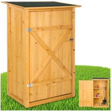 Wooden outdoor garden cabinet