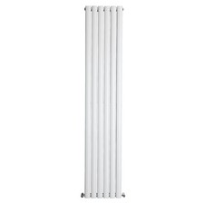 1800x354mm Vertical Oval Column Designer Radiator Double White- Grade-A