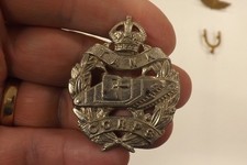 MILITARY BADGE THE TANK CORPS