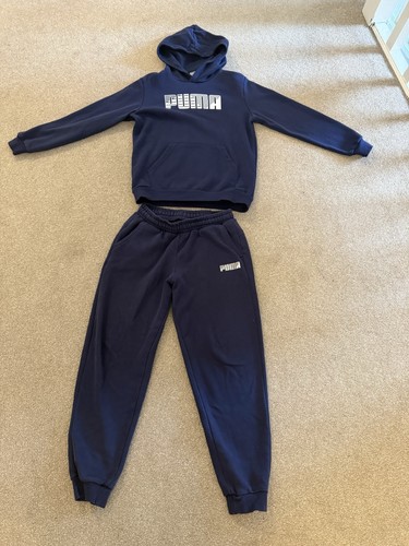 Puma boys navy blue - navy, tracksuit