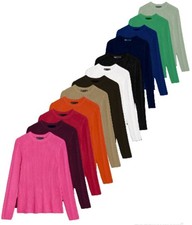 M&S Ribbed Crew Neck Top