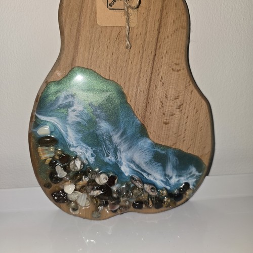 Handmade wooden serving - 🌊,