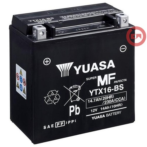 Yuasa ytx16 12v - 12v, 14ah