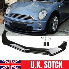 For Mini Cooper S R53 R55 R56 F56 Black Front Bumper Lip Splitter Spoiler Kit BT
