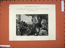 Old Antique Print Prince Wales