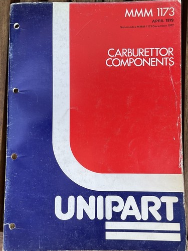 Unipart parts catalogue for - catalogue,