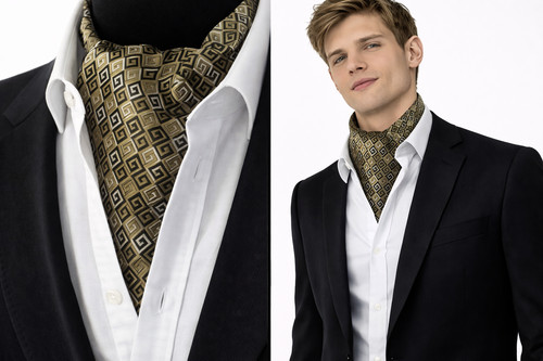 Designer men cravat - men's, ascot