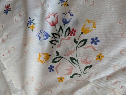 Vintage spanish tablecloth - vintage,