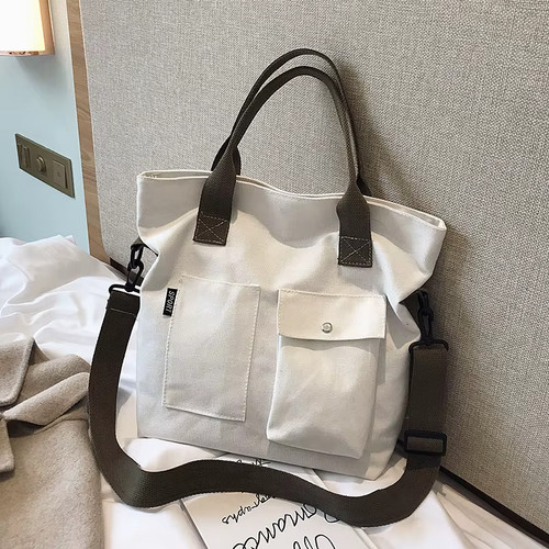 Women ladies large canvas tote - ladies,