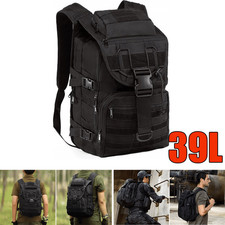 39L Mens Hiking Camping Backpack Bags - HEAVY DUTY OUTDOOR TRAVEL RUCKSACK