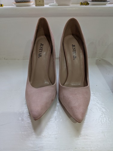 Justfab nude suede court - justfab,