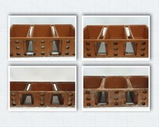 Vintage Industrial Bread Tins Strapped Ideal Herb Planters Etc 3 Types