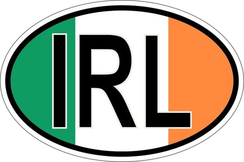 Sticker oval flag - sticker,