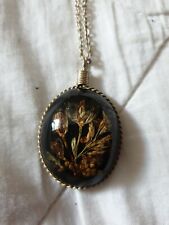 Dried Flower Floral Pendant