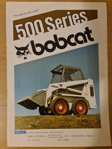 Bobcat 500 series - series", skid-steer