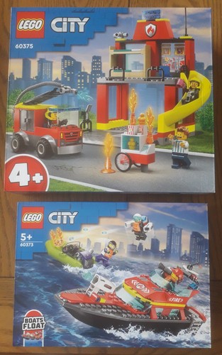 Lego city 60375 fire station - fire,