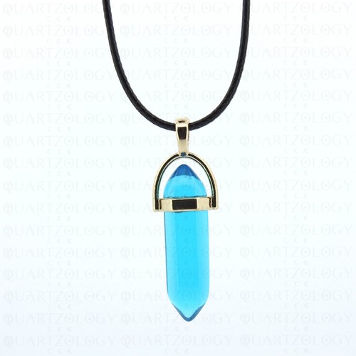 Light blue sapphire - blue, necklace