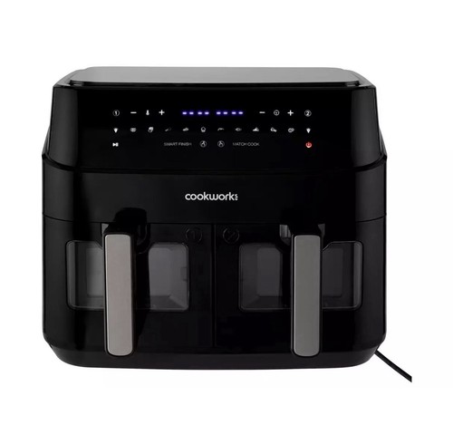 Cookworks dual air fryer - dual,