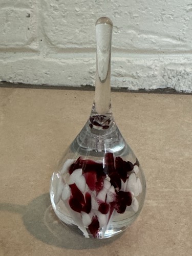Art glass teardrop paperweight - art,