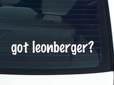 got leonberger? CAR DECAL