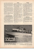 1959 PAPER AD Trojan Sea