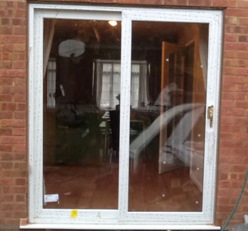 Upvc white sliding patio - sliding,