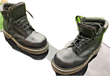 Vintage Dr Martens 2239 black leather boots UK 7 EU 41 England steel toe