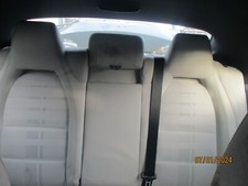 MERCEDES BENZ CLA 2016 C117 REAR COMPLETE SEATS BACK & BASE CREAM HALF LEATHER