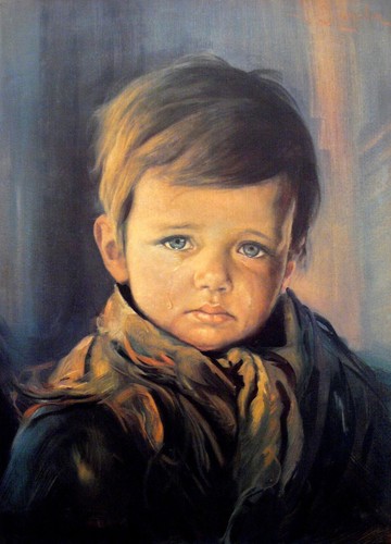 The crying boy giovanni - the,
