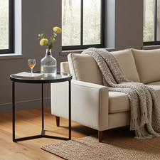 Side Lamp Table Monza Round