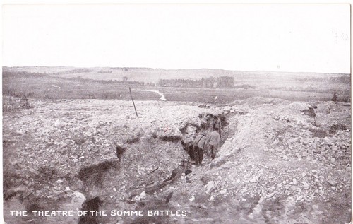 Ww1 postcard the theatre - ww1,
